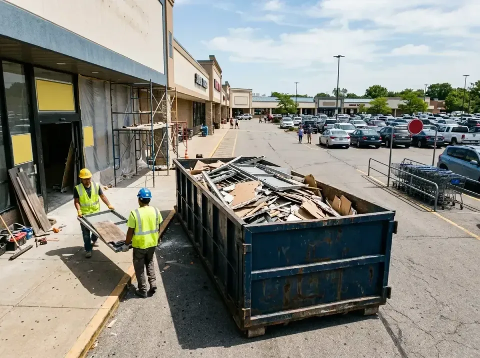 retail-store-renovation-debris-003 — frequently asked questions, Roll-off Dumpster Rentals in Desloge, MO